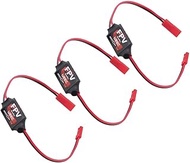 3Pcs RC 5V 3A DC-DC Converter Step Down UBEC Module with JST Wire for RC Quadcopter Plane FPV Holder