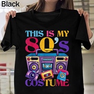 80s Music T-shirt 1980s 80s Masquerade Retro 80s Cotton T-Shirts for Men and Women