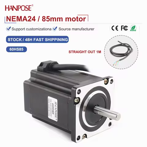 NEMA24 60HS85 stepper motor 2.8N.m 4.0A two-phase four wire 3D printing accessories motor manufactur