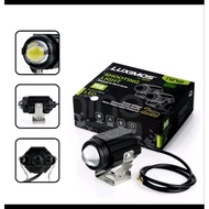 PUTIH Nine LUXIMOS SHOOTING LIGHT R8 DEVIL EYE 2 COLORS WHITE YELLOW MOTORCYCLE AND CAR SPOTLIGHTS