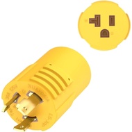 Shore-Power 30 Amp to 20 Amp RV Generator-Adapter Plug Marine-30Amp to 110 15 Amp Household Inlet,NE