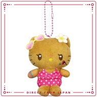Sanrio Mini Mascot Gyaru Series Keychain Plush Charm with Rhinestones – Cute Character Bag Accessory