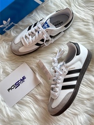 (พร้อมส่ง) ของแท้ สุดฮิต รองเท้าผ้าใบ Adidas Samba OG white gum สีขาว/ Black สีดำ