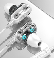 FLUFFY - A4 Moving Coil 3.5mm Stereo Earpiece Inear Headset Earbuds Bass