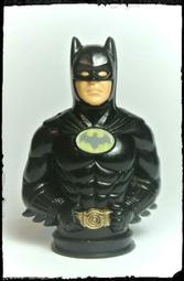 @僅此一件@早期美國 1989電影蝙蝠俠 胸像造型 糖果罐 高約6公分 BATMAN 僅供擺飾收藏 全新品