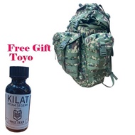 Ready Stock Bagpack Bag Sandang Taktikal Army Digital Camo Outdoor High Quality Storage Bag 60 Liter