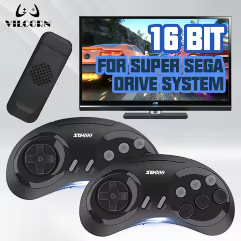 Video Game Stick 4k 16-bit Wireless MD Console For Everdrive SEGA NES FC Genesis Mega Game Stick Ret