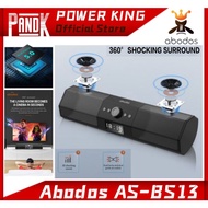 Abodos Speaker AS-BS13 HIFI Wireless Speaker Bluetooth V5.0 3D Surround Sound Desktop Speaker USB Port TF Card AUX Wire
