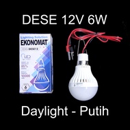 Led Lamp DC 12Volt 12V 12Volt Battery DESE 6Watt 6W 6Watt Battery Accu