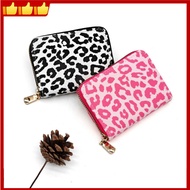 Leopard Print Card Bag Large-capacity Multi-function Credit Card Holder Short Zipper Wallet Woman Co