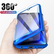 Huawei Y6S Y9S Y6 Y7 Pro Y9 Prime 2019 Y6 2018 Honor 8X 10 Lite 360 Degrees Full Cover Protection Phone Case Front With Tempered Glass Soft Silicone Back Protection TPU Cover