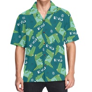 Fashion Hawaiian Shirts for Men Short Sleeve Aloha Beach Shirt Floral Summer Casual Button Down Shir