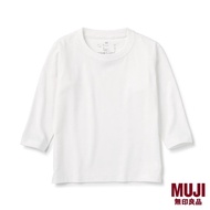 MUJI Crewneck L/S T-shirt (Solid) (Baby)