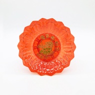 17cm Lotus High Foot Plate Crystal Tribute Plate Fruit Plate Buddhist Supplies Source Dongheng DH-BA