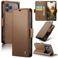 Magnetic Flip Wallet Cards Leather Magsafe Case For iPhone 17 16 15 14 13 Pro Max 17 Air 17E 16E 16 