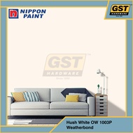 Nippon Paint 18L Weatherbond Quarts Exterior Wall Paint Off White Colour Cat Luar Rumah Outdoor Pain