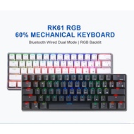 Royal Kludge RK61 RK71 bluetooth wireless Wired 60% Mechanical Gaming Keyboard backlight wireless ke