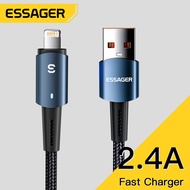 Essager 27W USB-A To Lightning Cable Fast Charging A-L 2.4A Data Line Lightning IOS Quick Charge Wir