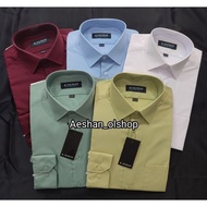 KEMEJA CODE Q87A ORIGINAL REGULAR PLAIN ALISAN SHIRT Long Sleeve