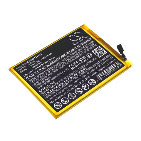 Li-Polymer Mobile, SmartPhone Battery for Motorola, 3.91V, 4850mAh, Compatible Models: Moto G04, XT2