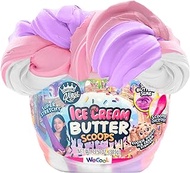 Compound Kings Ice Cream Butter Cloudz Fluffy Compound Bucket for Girls &amp; Boys | Sensory Toys | Non-Sticky | Stress Relieving Tactile | (Cookie Dough) Cookie Dough