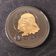 Koin Star Wars Darth Vader Black and Gold No. 38 Alfamart Medallion