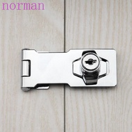 NORMAN Keys Catch Lock, Security Double Hasp Lock, Cabinet Lock Anti-theft With key Cupboard