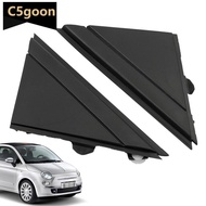C5GOON 1Pc Car Door Mirror Triangle Plate Flag Cover Front Window A-pillar Triangle Cover For FIAT 5