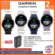 Garmin VivoActive 5 (42mm) Advanced Health and Fitness GPS Smartwatch