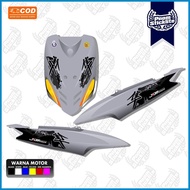 ❏ ❋ ✺ Striping MIO SPORTY STICKER Transparent UV MIO SPORTY STICKER MIO SMILE JDM HAYABUSA MOTIF Ne