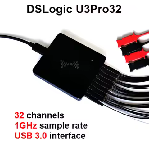 TZT 16-CH Logic Analyzer 1GHz Sample Rate USB 3.0 Bandwidth 5Gbps Maximum DSLogic U3Pro16/32