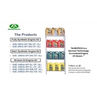 SAE10W/30 Aurotech mineral oil API SL/CF (3&4 liter)