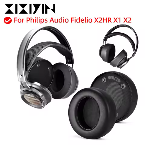 For Philips Audio Fidelio X2HR X1 X2 Headset Ultra-soft Cover Replacement Ear pads Cushion Earbuds