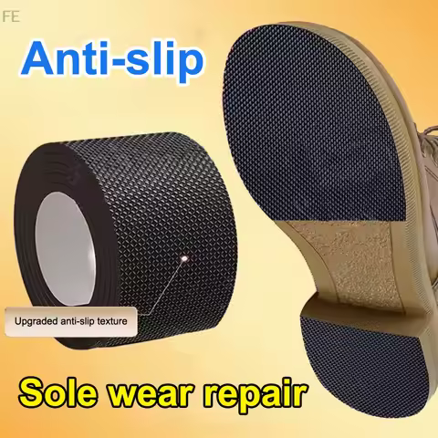 [F] 1Roll Thick Anti-Slip Mute Shoe Sole Patches For Repairing Holes Protecting Soles Suitable For H
