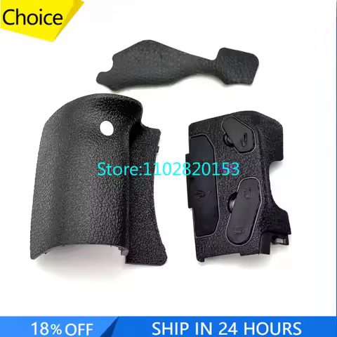 Original New for Canon EOS 80D Front Hand Grip Side Left Rear Thumb Cover Leather + Tape Body Rubber