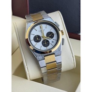 TISSOT PRX CHRONO PREMIUM STAINLESS STEEL WATCH JAM TANGAN LELAKI