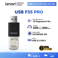Lexar F35 Pro Fingerprint Security USB Standard 3.2 64GB/ 128GB, Speed 400Mb/s for PC/Mac, thumbdriv