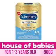 Enfagrow A+ Three Lactose Free 900g for 1-3 Years Old for Dietary Management of Lactose Intolerenace