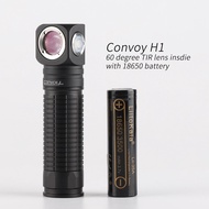 Convoy H1 XML2 Flashlight Head Light,18650 Flashlight ,Torch,60Degree TIR Inside,With 18650 Battery S128