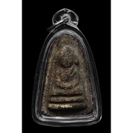 宋卡府 華罷佛寺 佛歷2485年 龍婆簸 早期 印度欽草藥質 手壓模 阿贊空自身牌  阿贊空乃是龍婆簸恩師 龍婆簸 泰南第一招財女神大師 乃阿贊坤潘啟蒙恩師