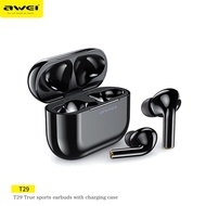 หูฟังบลูทูธ AWei รุ่น T29 TWS หูฟังอินเอียร์ True Wireless Sports Earbuds หูฟังไร้สาย กันน้ำ เบสแน่น ตัดเสียงรบกวน