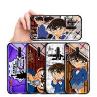 OnePlus 6 7 6T One 7T Pro Plus Anime Detective Conan Casing Glass Phone Case Cartoon Protective Cove