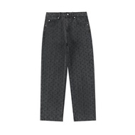 Louis Vuitton 25FW 輕奢主義 Tyler聯名限定 老花重工 男女日常通勤牛仔褲