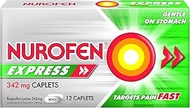 Nurofen Coated Tablets (342mg) Relief for Pain and Fever, 12 ct