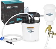 FIRSTINFO 1.8 Liter Vacuum Brake Bleeder Extractor with Refilling Bottle Kit Includes 4.9 ft Long Silicone Bleeding Hose with One-Way Check Valve + Oil Stopper Valve