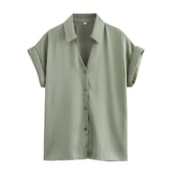 76225 - Green Casual (XS,S,M,L) Top