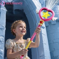 MXMUSTY Water Wand, 7-Hole Love Shaped Princess Water Spray Toy, Cute Fairy Wands Splashing Spray Pu