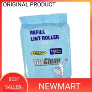 Proclean 16cm Lint Roller Refill Set of 3 Refill Roll for Cleaning Dust, Fur, and Hair