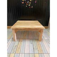 โต๊ะญี่ปุ่นพับไม่ได้ งานดิบ ขนาด 90*90 cm. แบบเหลี่ยม โต๊ะเตี้ย โต๊ะสนามปิคนิก