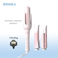 【With Bag】Hisoka Automatic Iron Ceramic Hair Curler Hair Styling Hair Curler Roller Keriting Rambut 